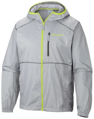 Columbia Men Grey Flash Forward Windbreaker Rain Jacket