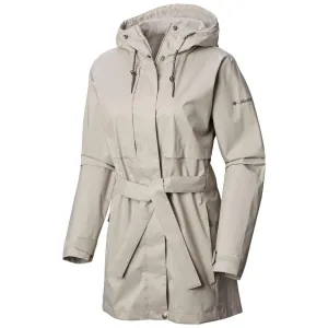 Columbia Women Grey Pardon My Trench Rain Jacket