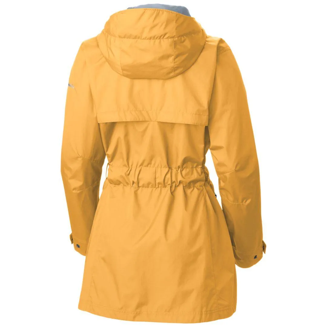 Columbia Women Yellow Pardon My Trench Rain Jacket