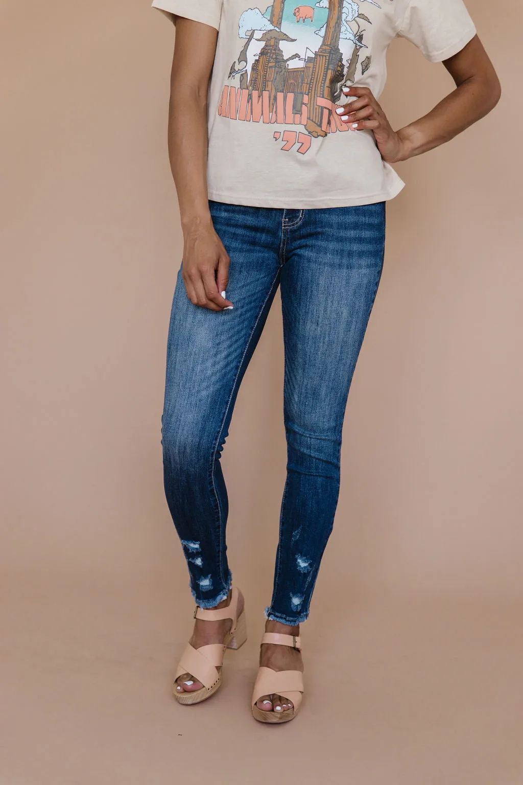 Copycat Kancan Ankle Distressed Skinny