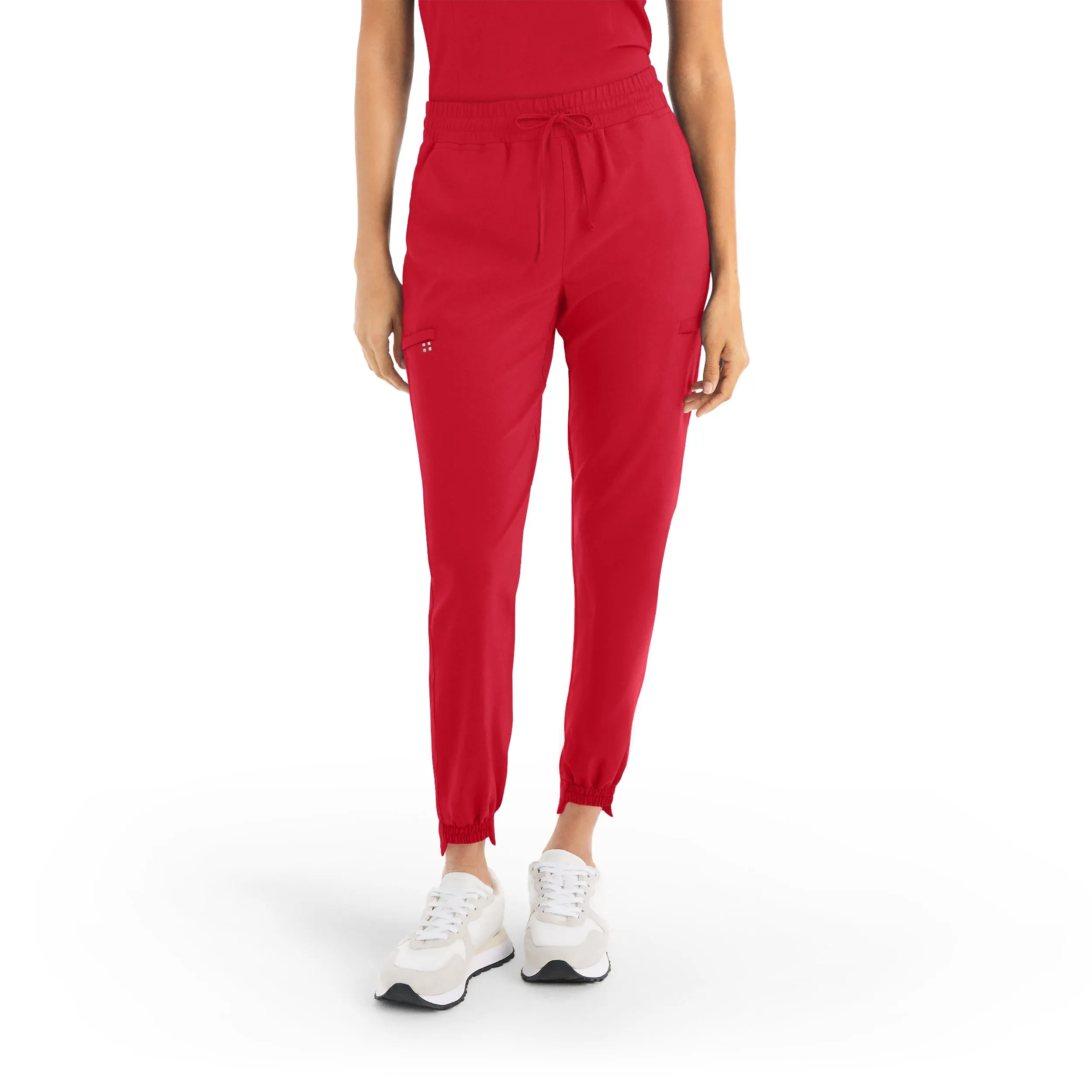 CRFT WB415 Women's Jogger Scrub Pants Racing Red