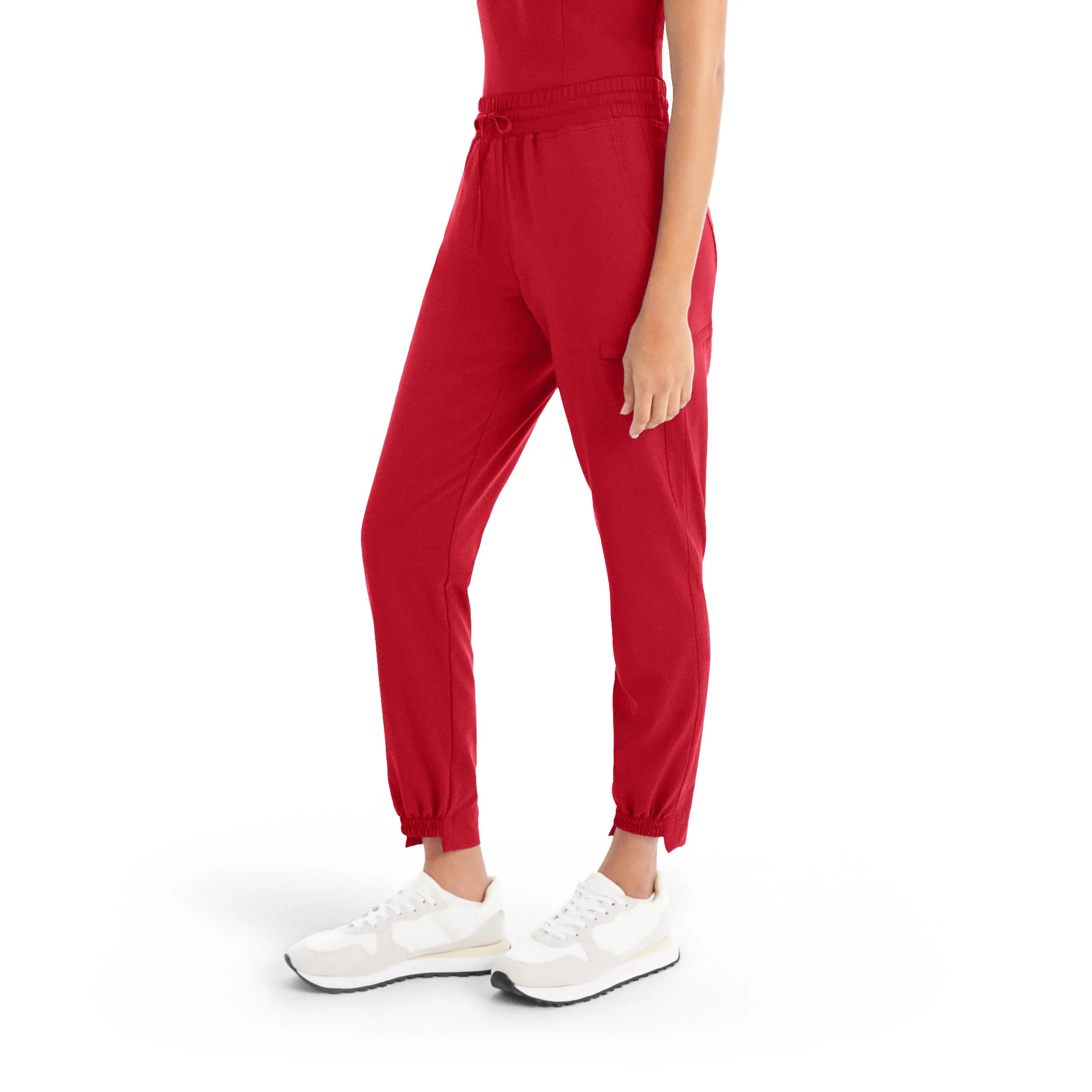CRFT WB415 Women's Jogger Scrub Pants Racing Red