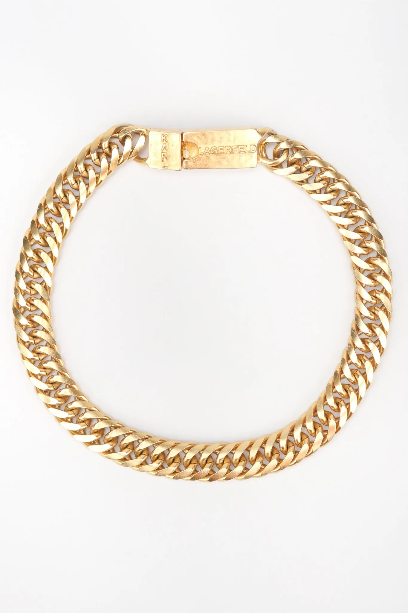Curb Chain Logo Collar