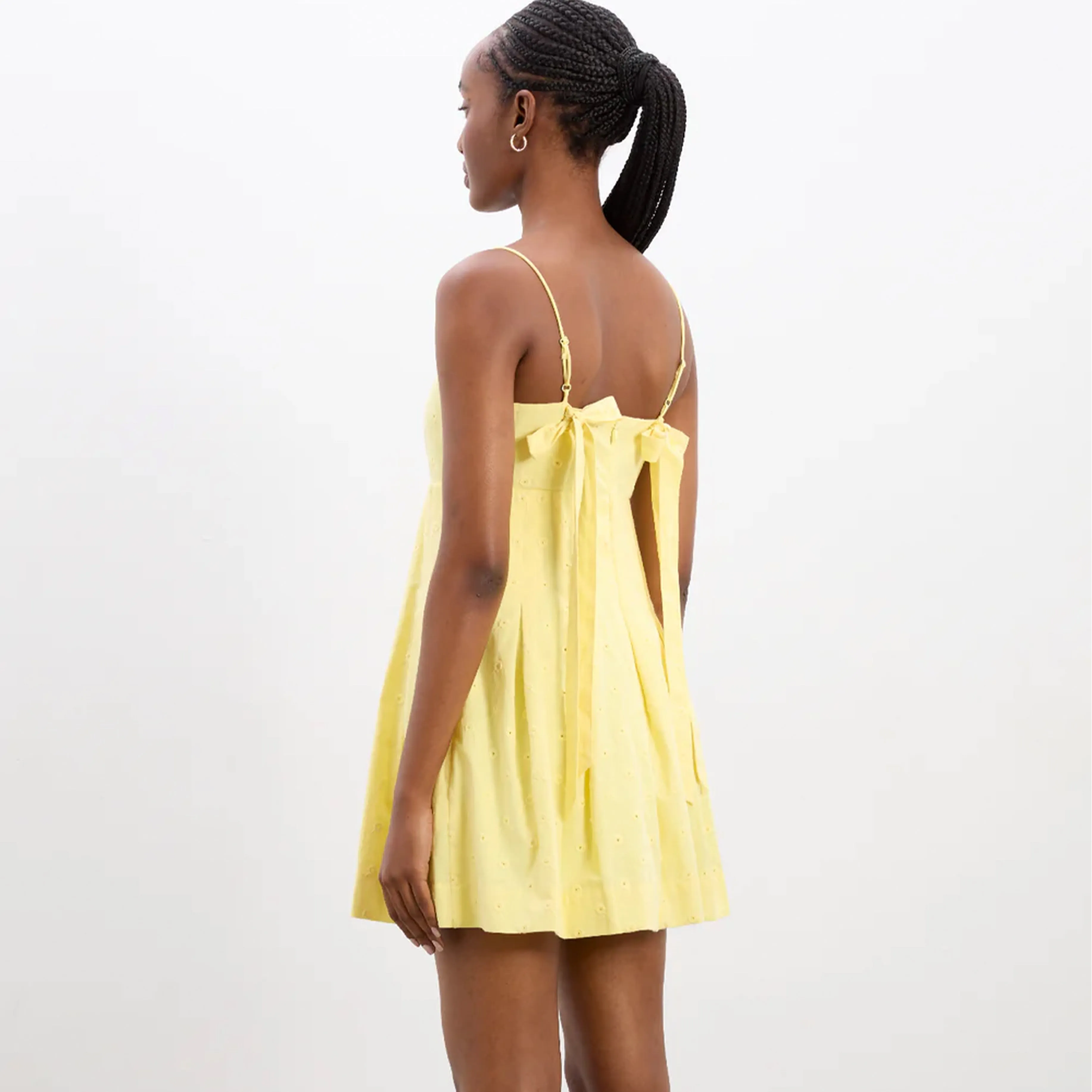 Damson Madder Iris Mini Dress Butter Broderie