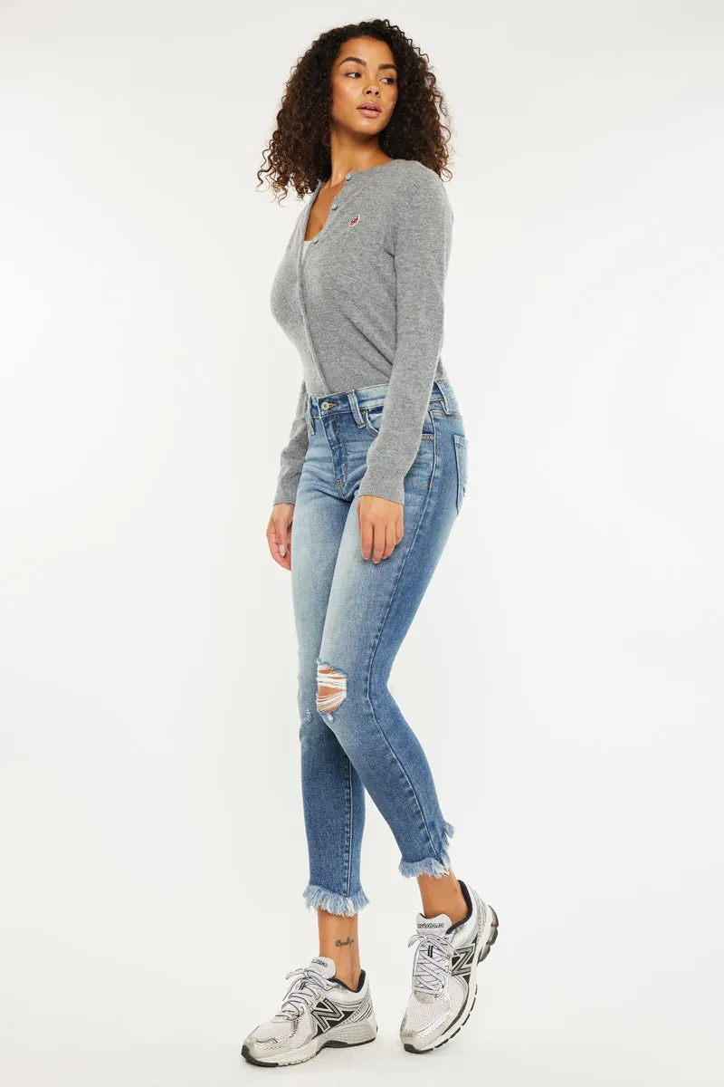 Darian Mid Rise Ankle Skinny