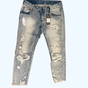 Denim CoLab Saltwater &amp; Song Distressed Avoca Skinnies Jeans #3A40 Size 11