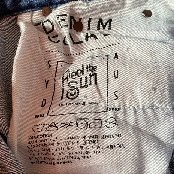 Denim CoLab Saltwater &amp; Song Distressed Avoca Skinnies Jeans #3A40 Size 11