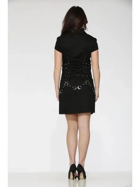 Detention Mini Dress - Black -