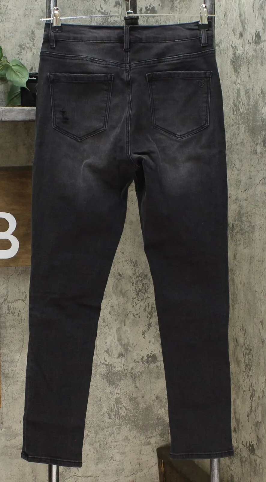 DG2 by Diane Gilman Women's Virtual Stretch Destructed Skinny Jeans