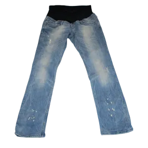 Distressed Maternity Jeans