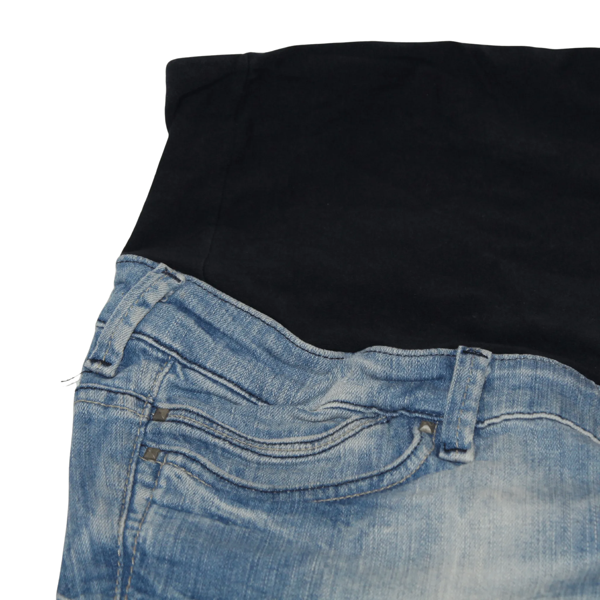 Distressed Maternity Jeans