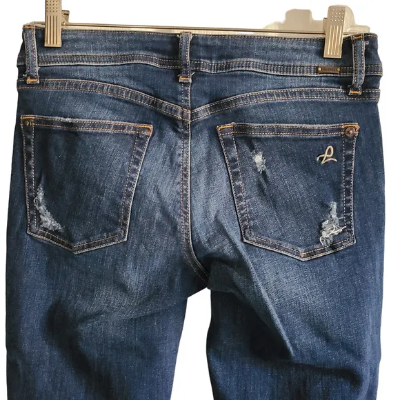 DL1961 Florence Instasculpt Buckley Distressed Skinny Jeans 2428 Women's Size 25