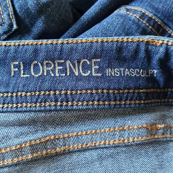 DL1961 Florence Instasculpt Buckley Distressed Skinny Jeans 2428 Women's Size 25