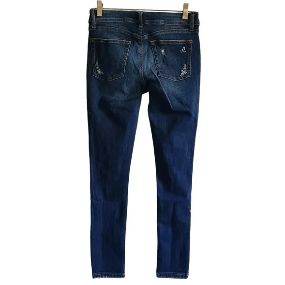 DL1961 Florence Instasculpt Buckley Distressed Skinny Jeans 2428 Women's Size 25