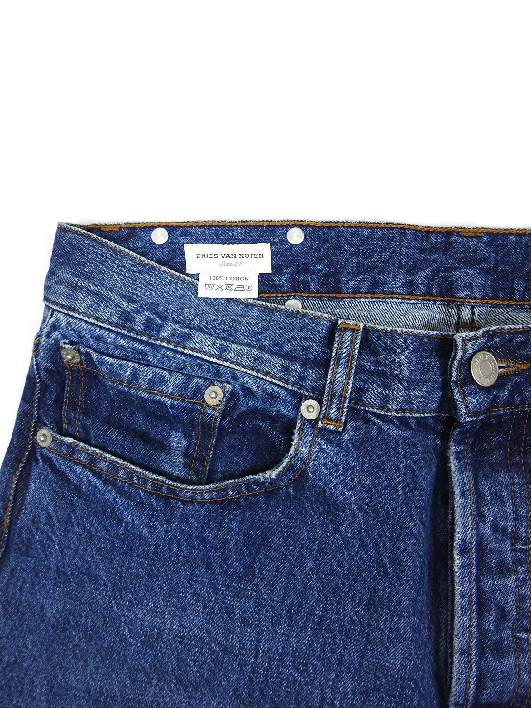 Dries Van Noten Distressed Denim Size 31
