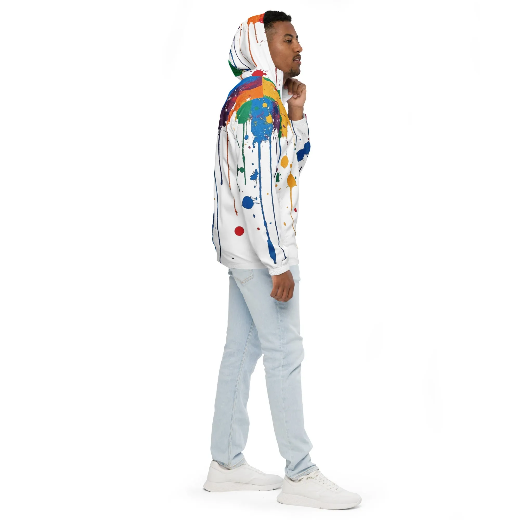 DUO MODERN "Electric Drip" Men’s windbreaker