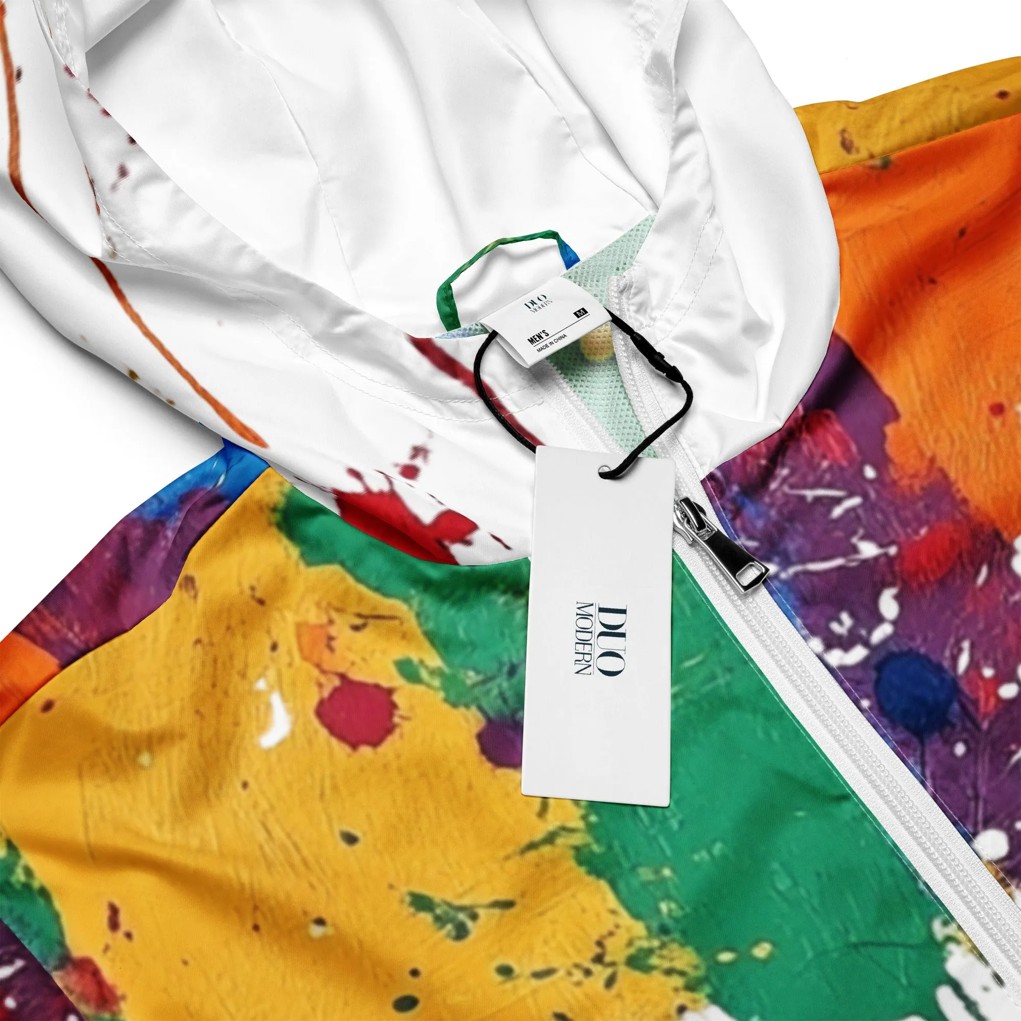DUO MODERN "Electric Drip" Men’s windbreaker