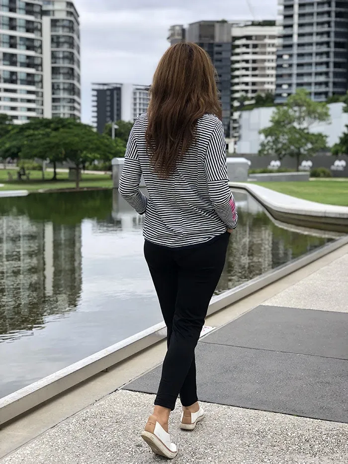 Ebony Black Joggers