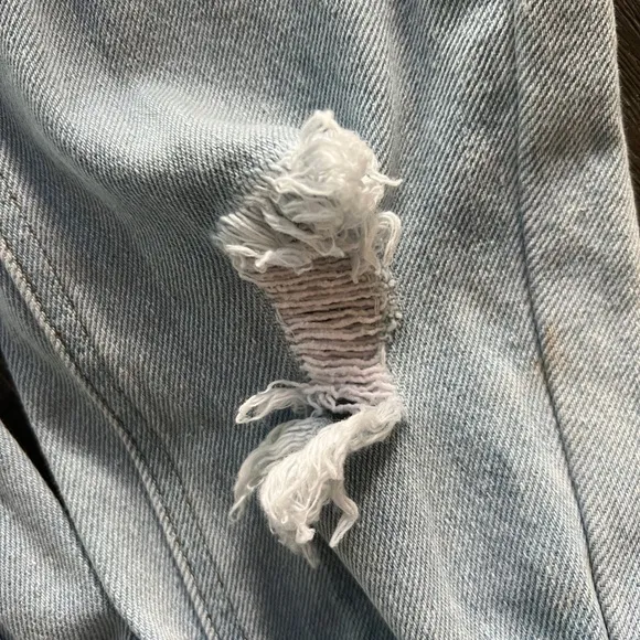 EGRIS distressed jeans never worn , no tag .