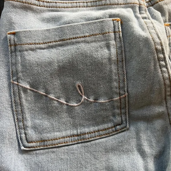 EGRIS distressed jeans never worn , no tag .