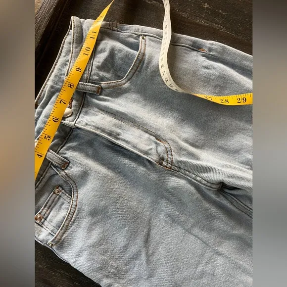 EGRIS distressed jeans never worn , no tag .