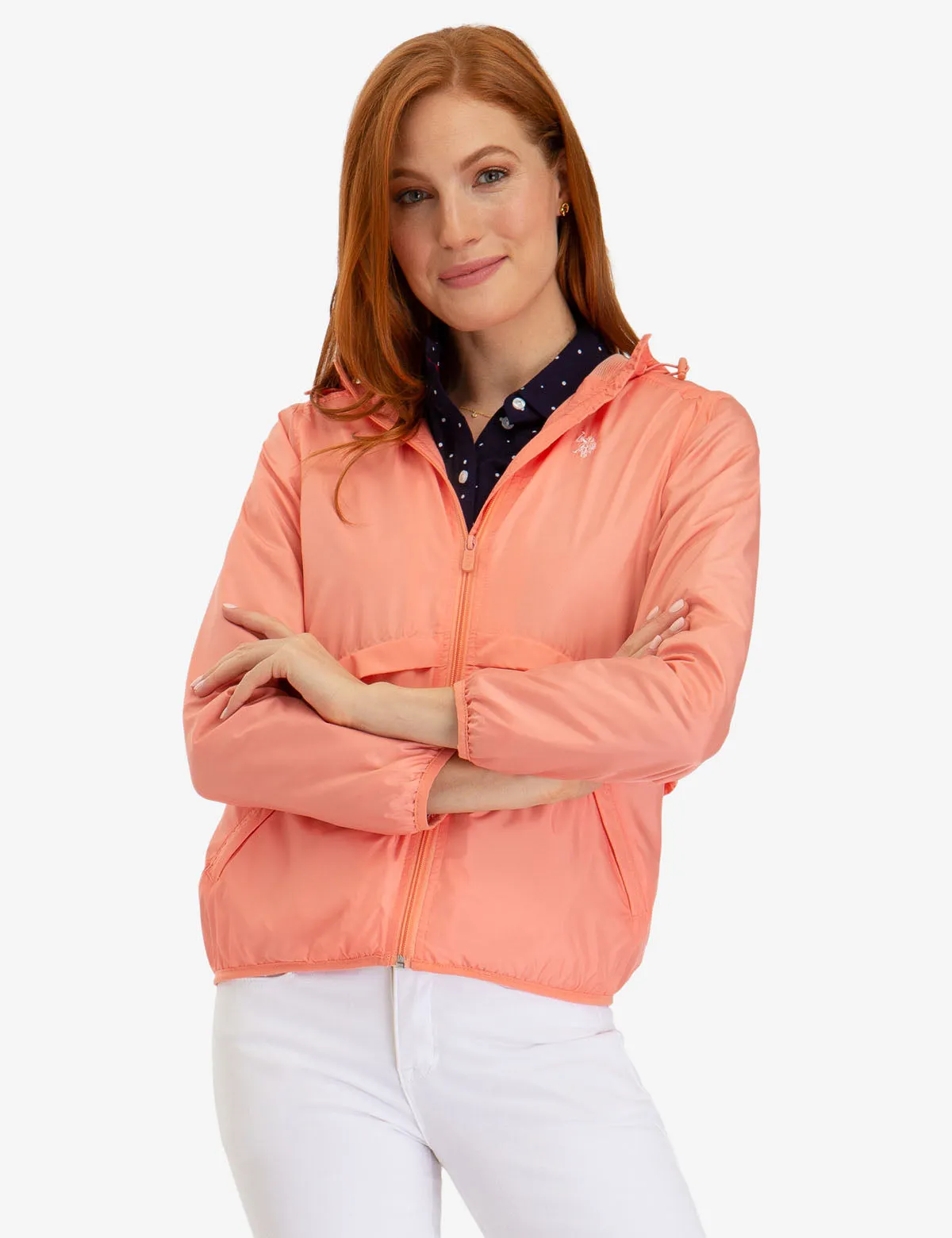 ESSENTIAL HOODED WINDBREAKER