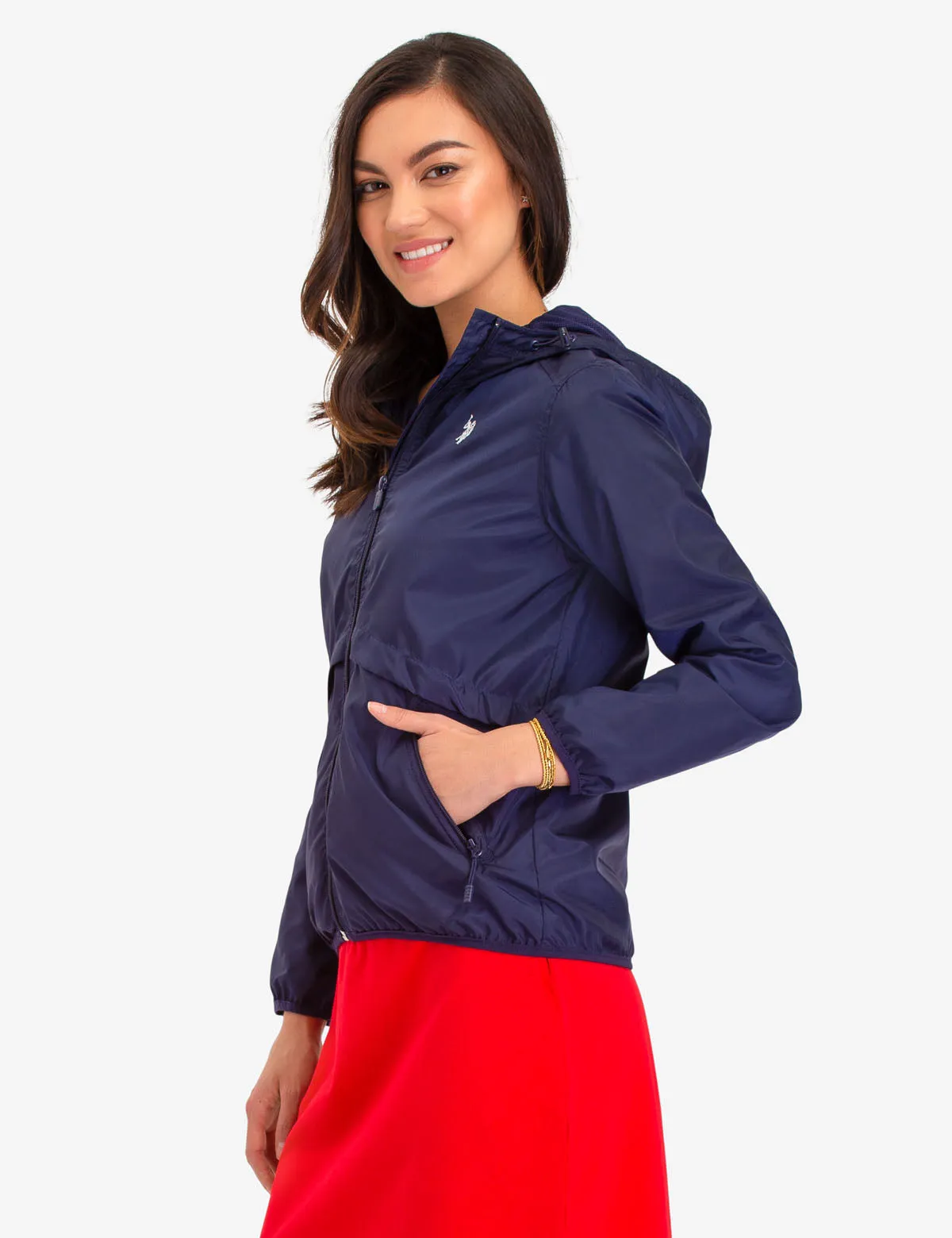 ESSENTIAL HOODED WINDBREAKER