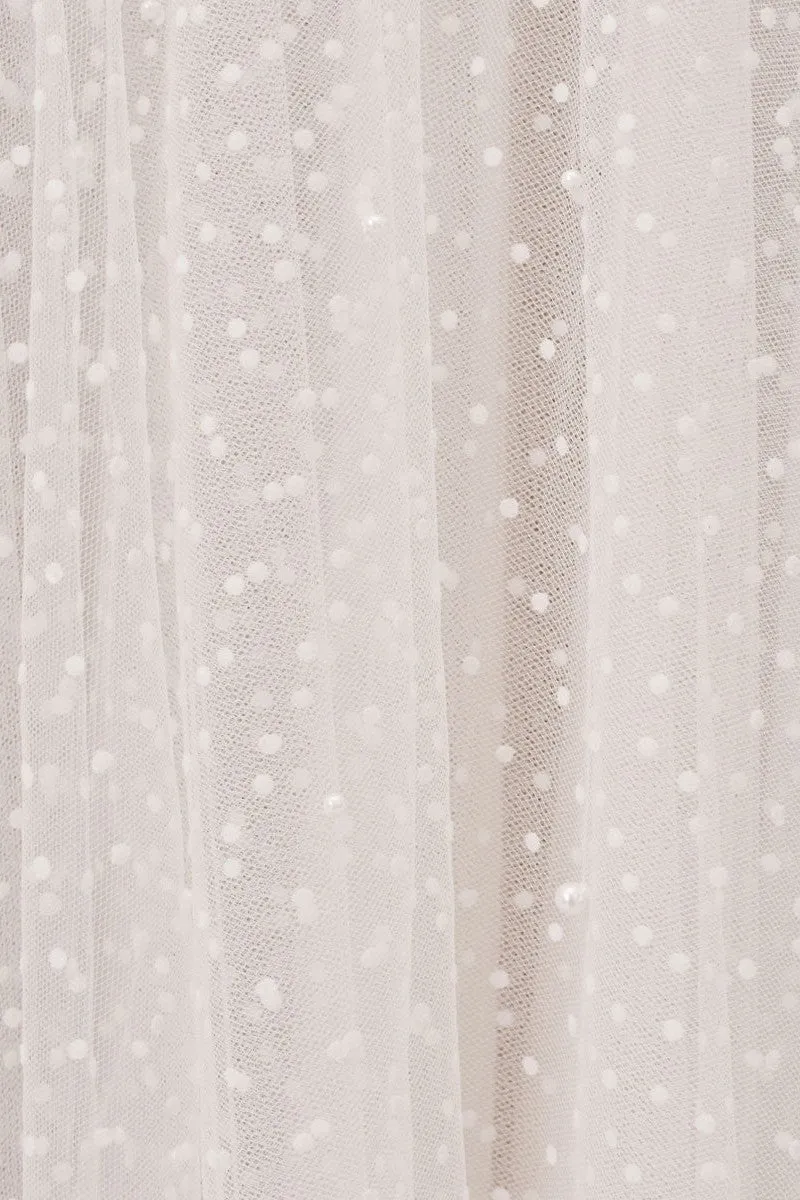 Exclusive White Wedding Dresses T-Length A-Line Sweetheart Pearls Spaghetti Straps Tea Length Bridal Dress