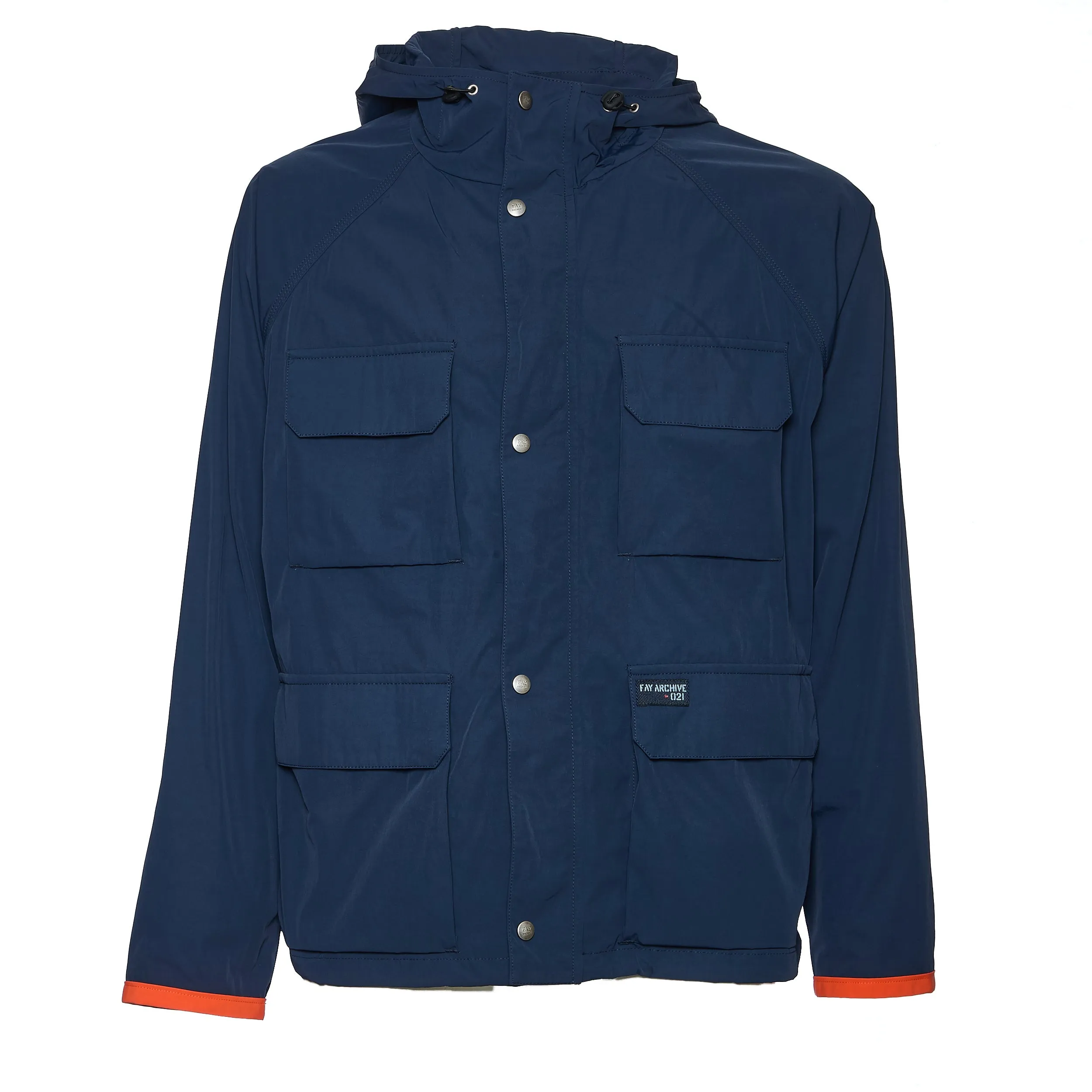 FAY Men's Nylon Windbreaker Jacket