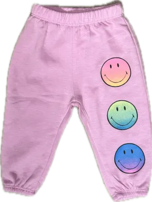 FIREHOUSE- Neon Smileys Sweat Pants (carnation)