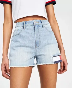Flag High-waist Shorts