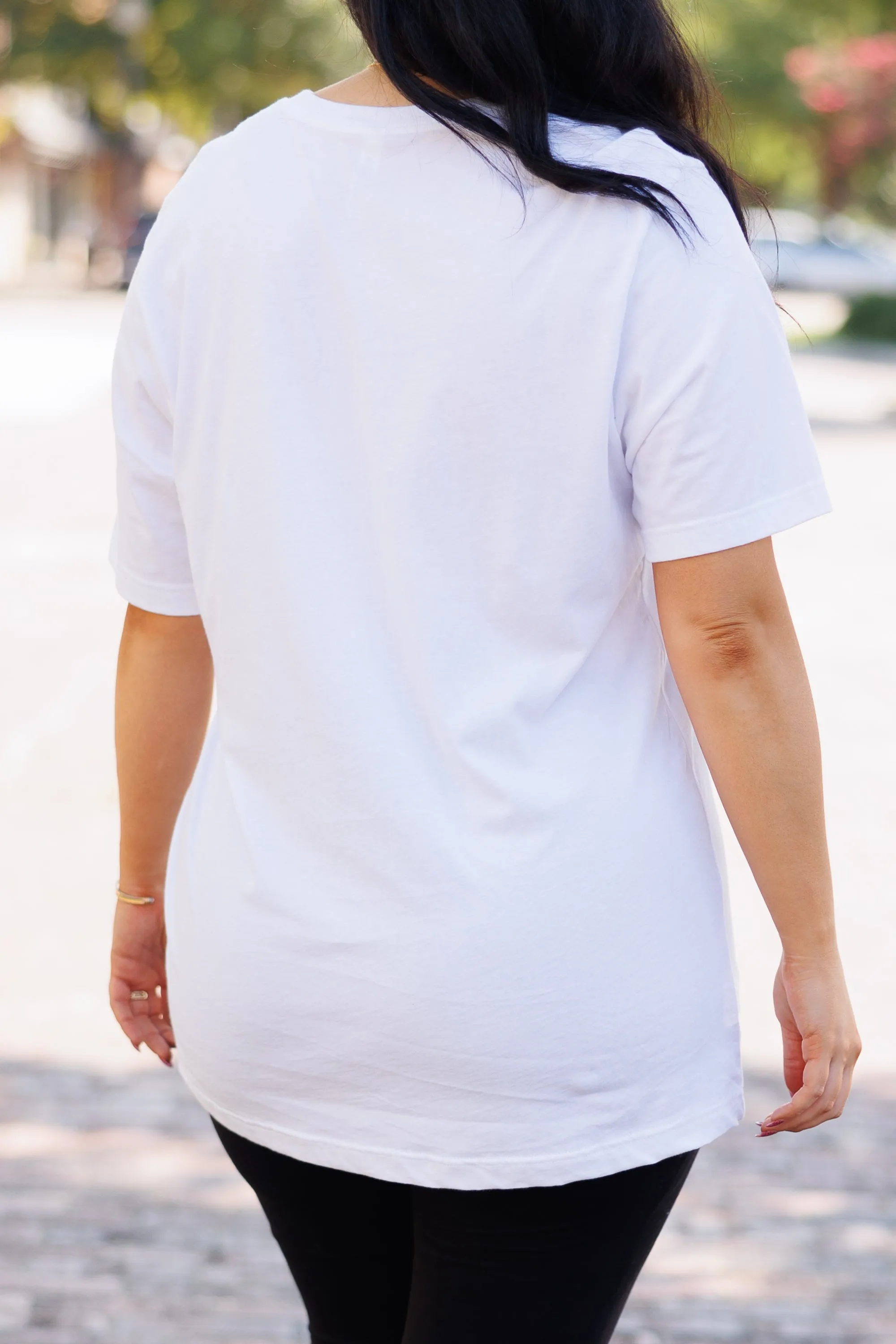 Flannels and Fun Times Tee, White