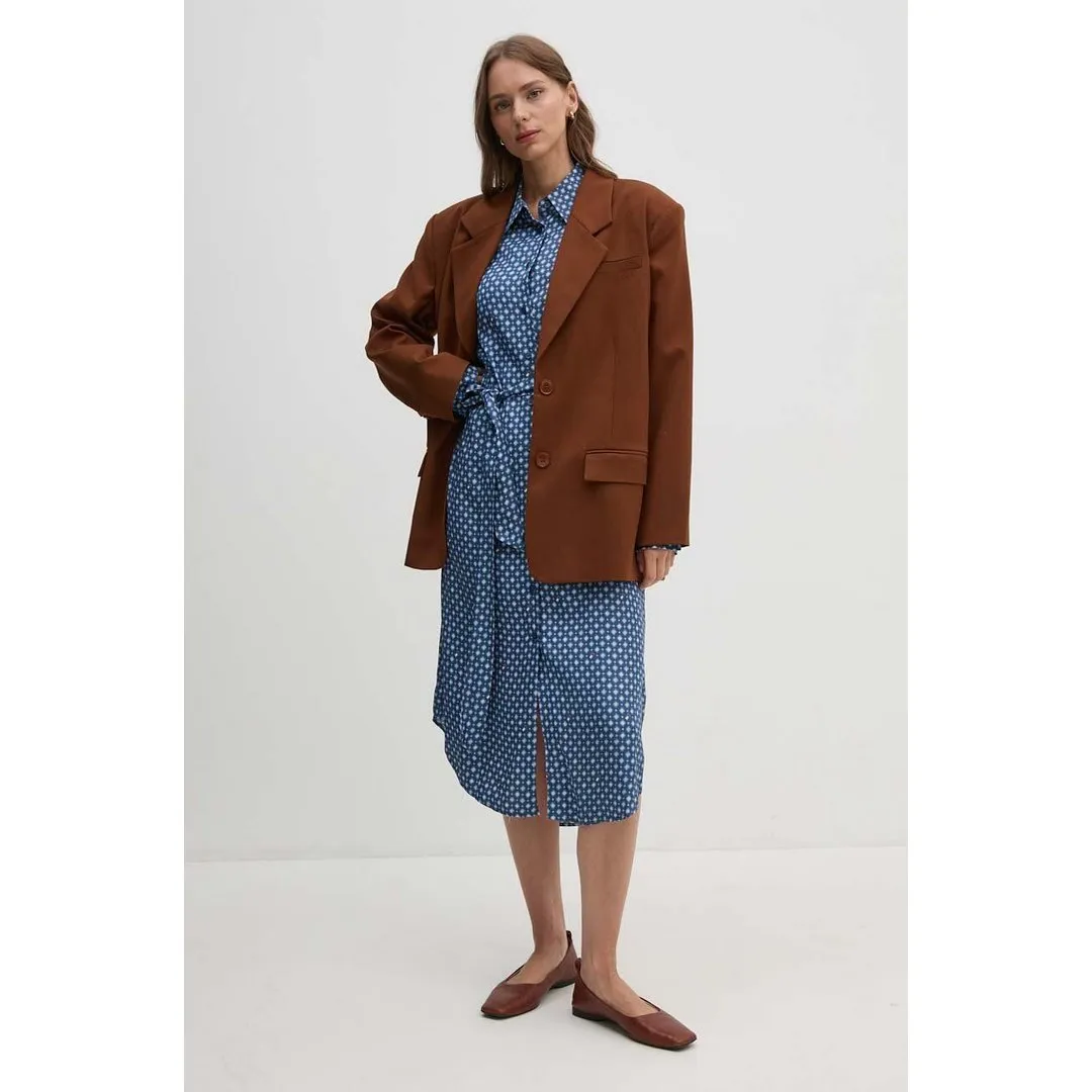 Foulard Knee Shirtdress