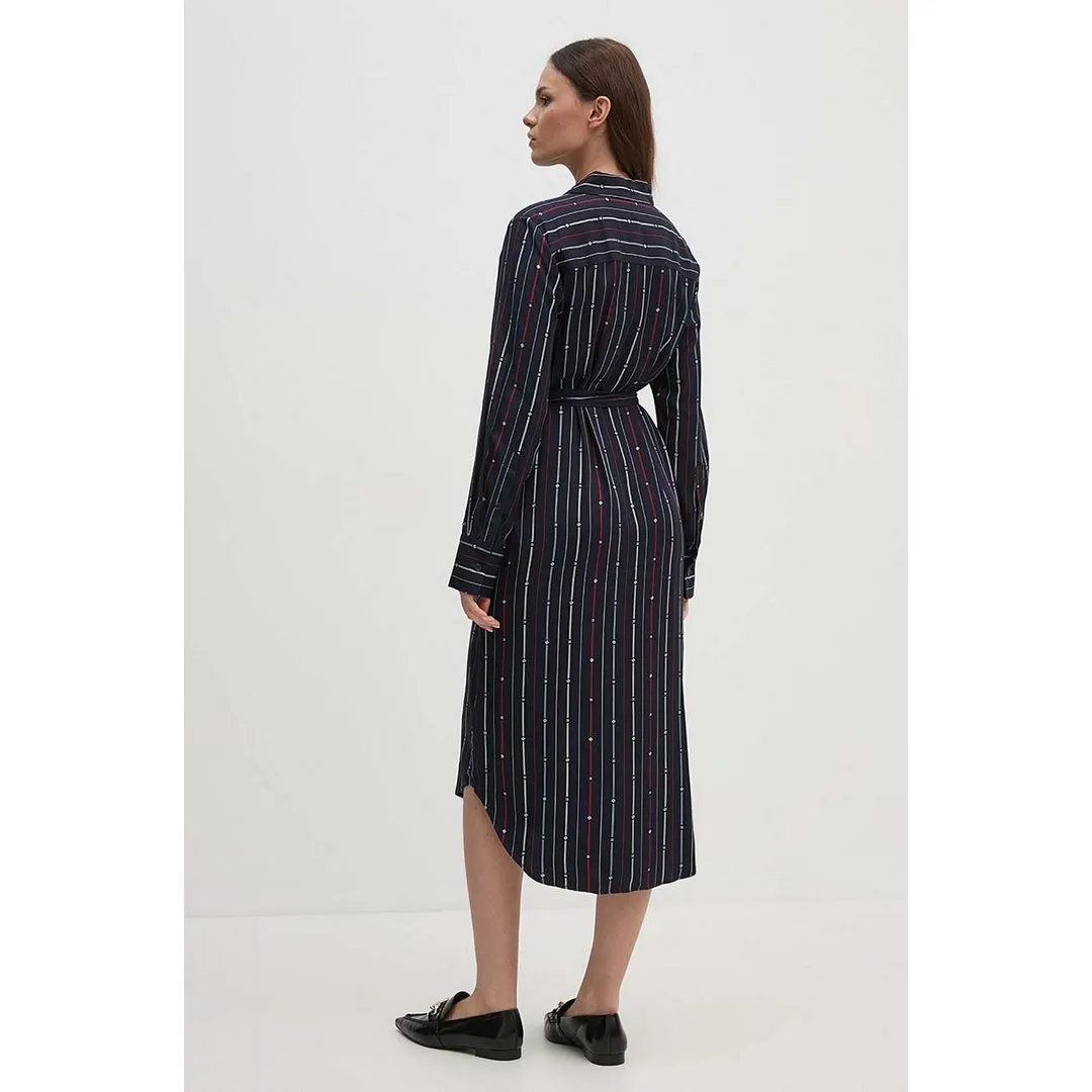 Foulard Knee Shirtdress
