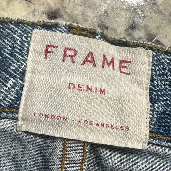Frame Rigid Re-Release Le Original Skinny Jeans Distressed Size 27