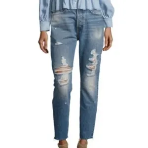 Frame Rigid Re-Release Le Original Skinny Jeans Distressed Size 27