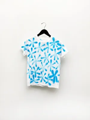 Frankie Krupa Vahdani Blue Magnolia Short Sleeve