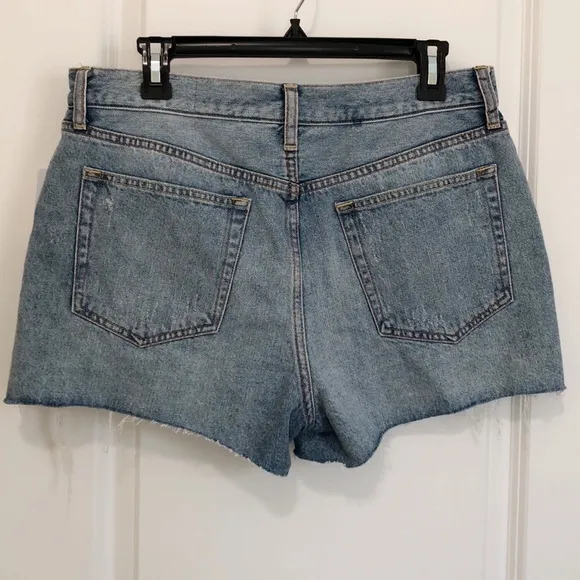 Free People Denim Distressed Short Jeans Waves