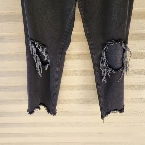 Free People We the free black ripped jeans