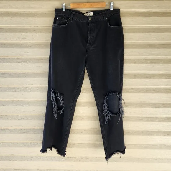 Free People We the free black ripped jeans