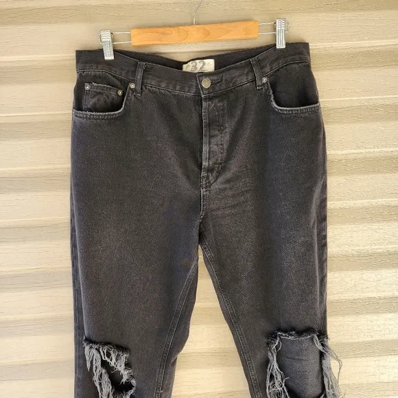 Free People We the free black ripped jeans