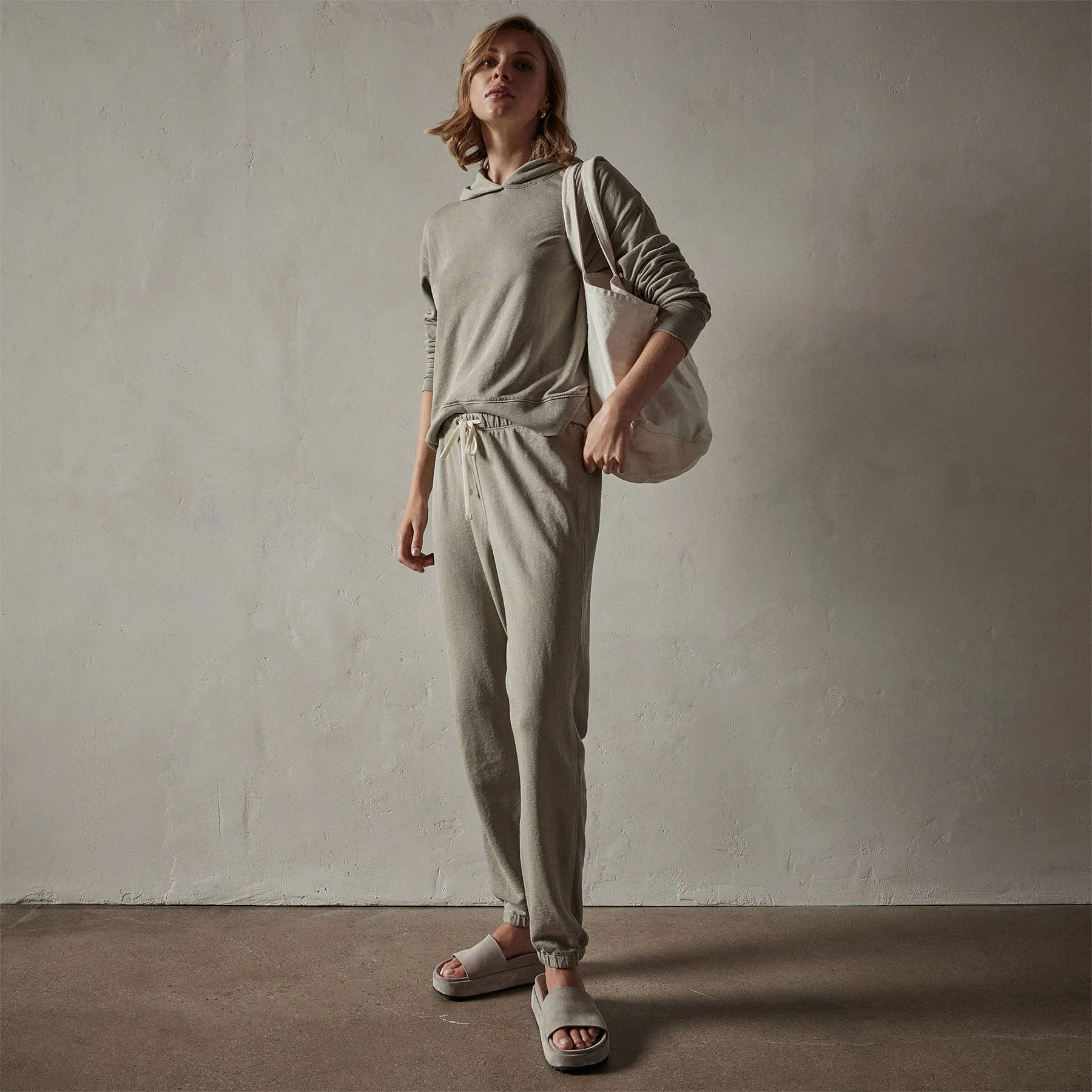 French Terry Sweat Pant - Mineral Pigment