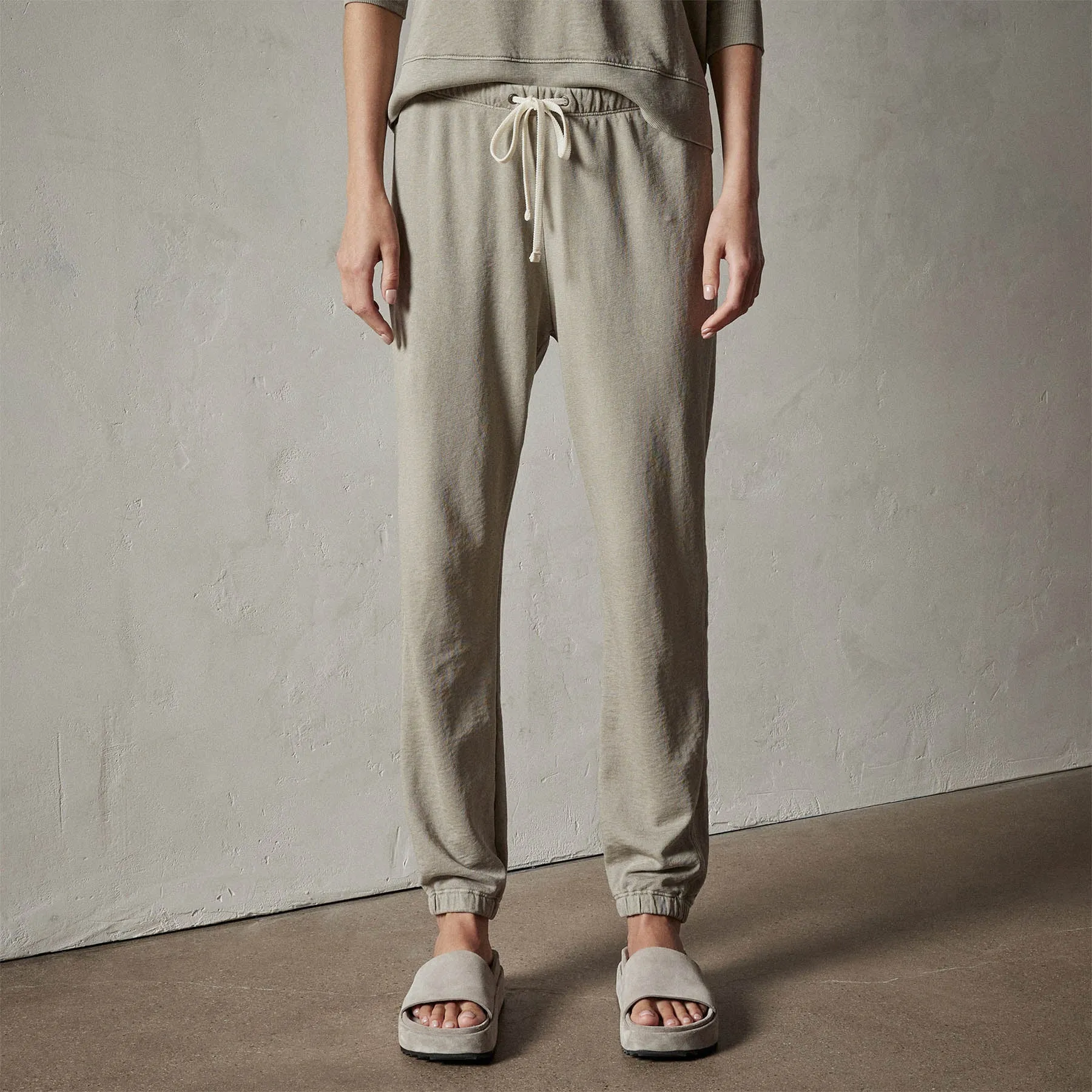 French Terry Sweat Pant - Mineral Pigment