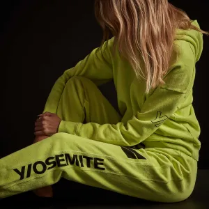 French Terry Sweatpant - Bright Neon/Black
