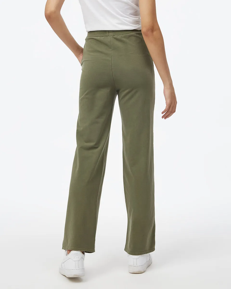 French Terry Wide Leg Sweatpant