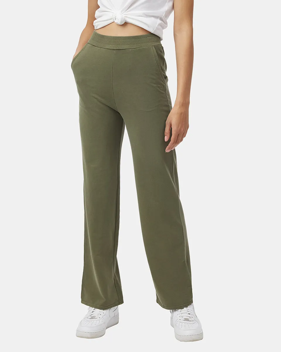 French Terry Wide Leg Sweatpant