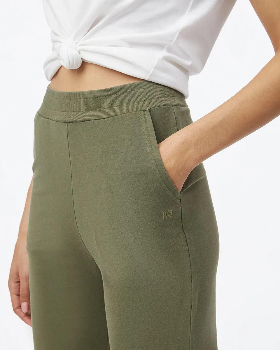 French Terry Wide Leg Sweatpant