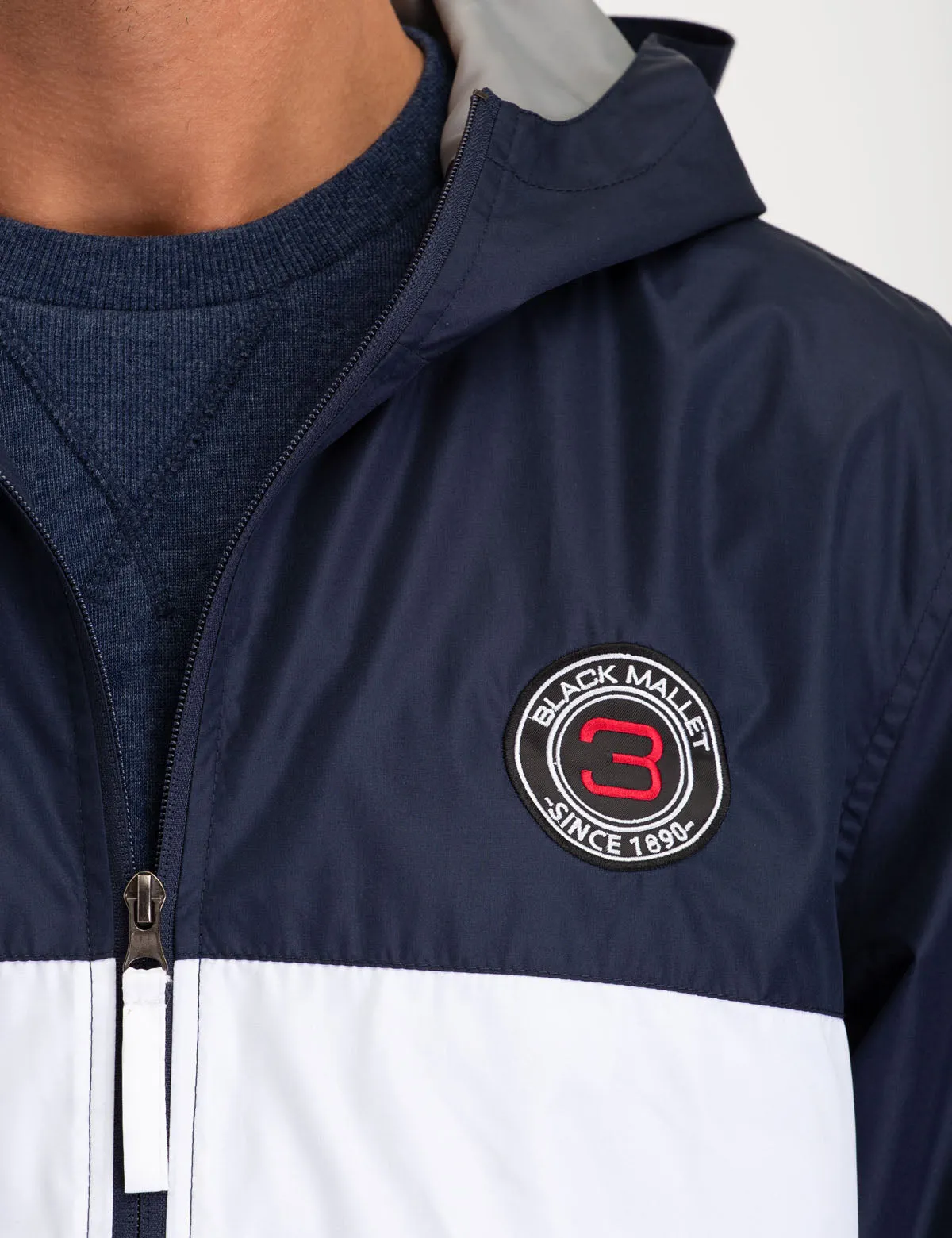 FULL ZIP COLORBLOCK WINDBREAKER