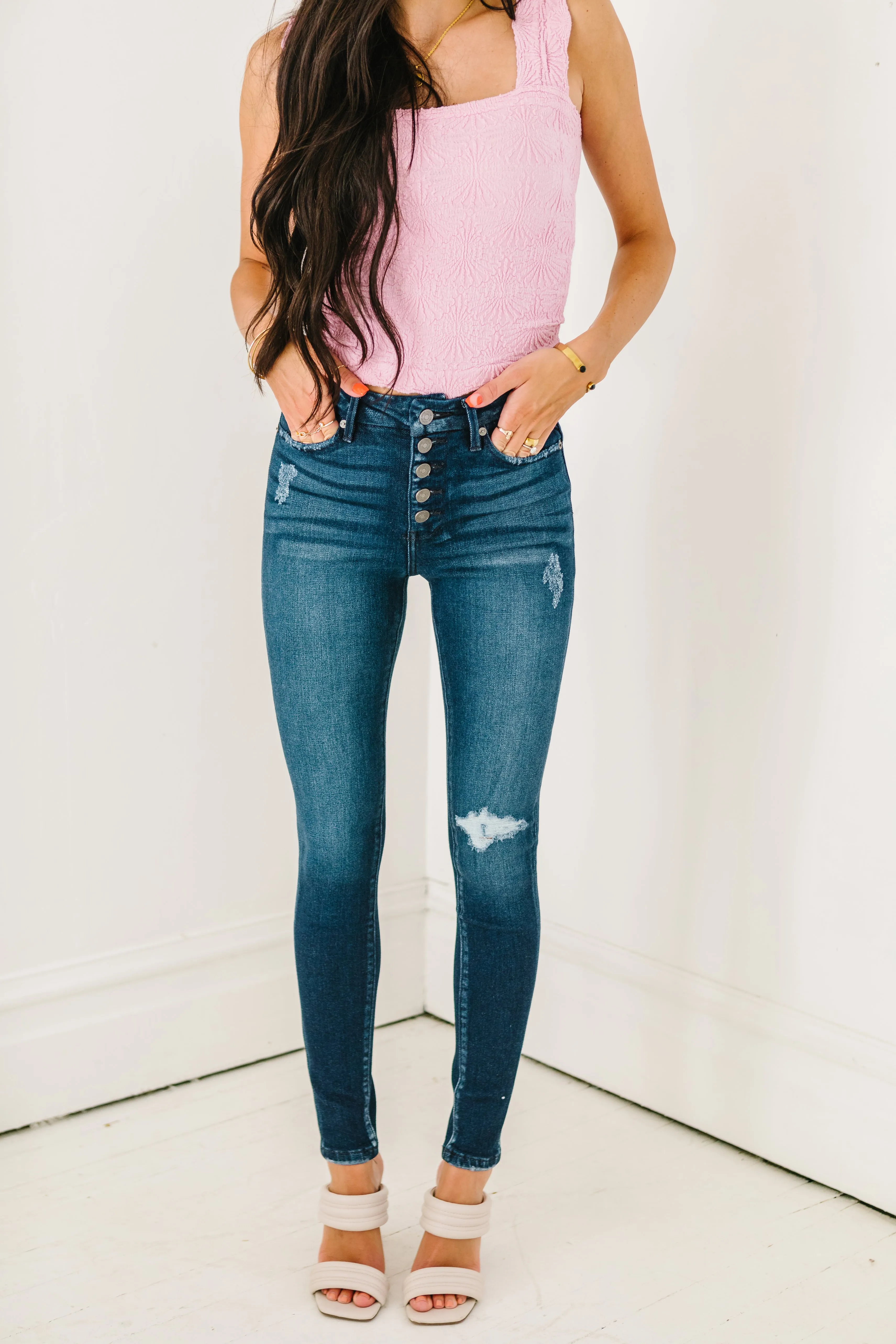 Gentry High Rise Super Skinny by Kancan