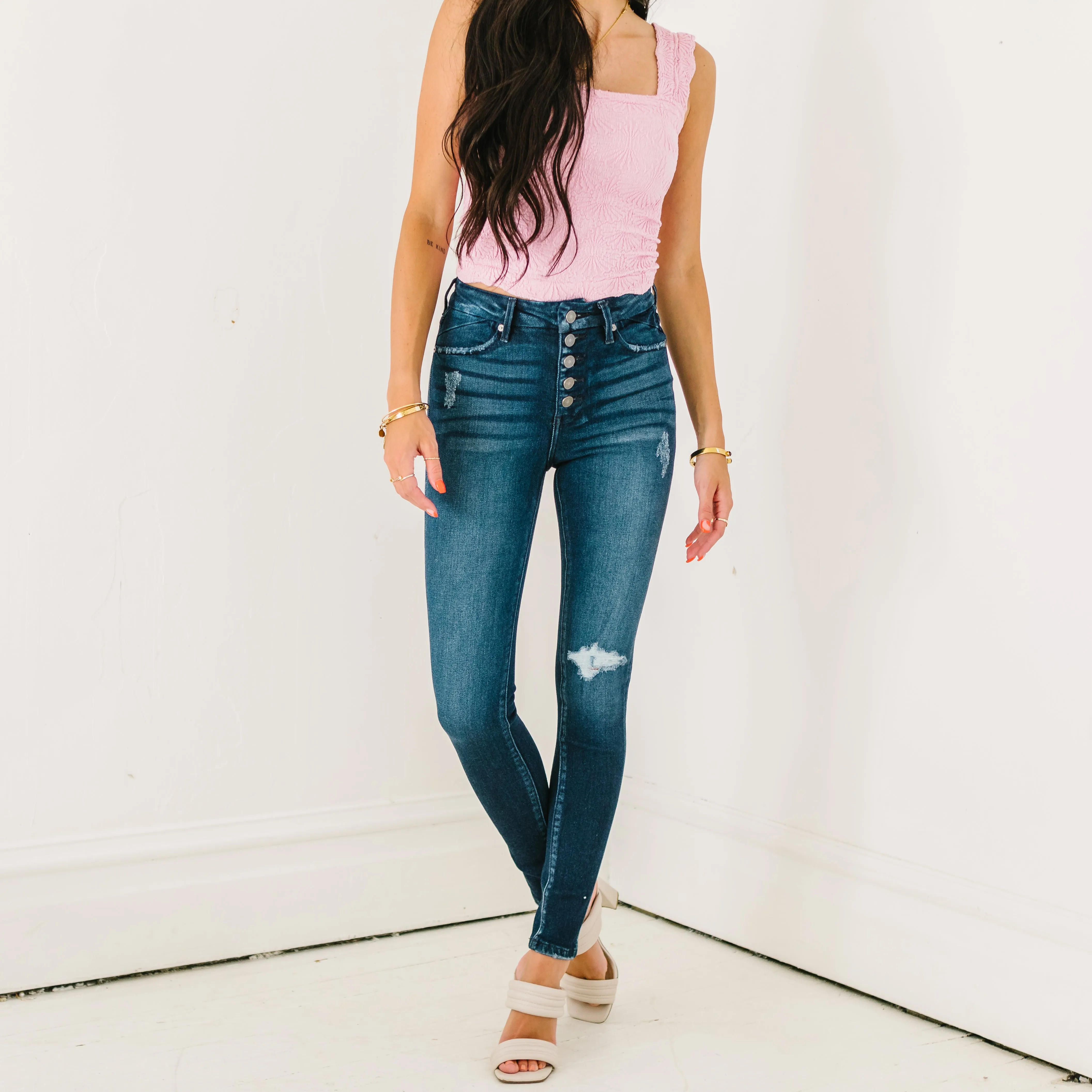 Gentry High Rise Super Skinny by Kancan